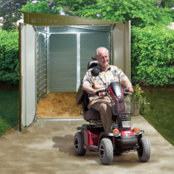 Trimetals 940 4 X 9ft Mobility Scooter Metal Garage
